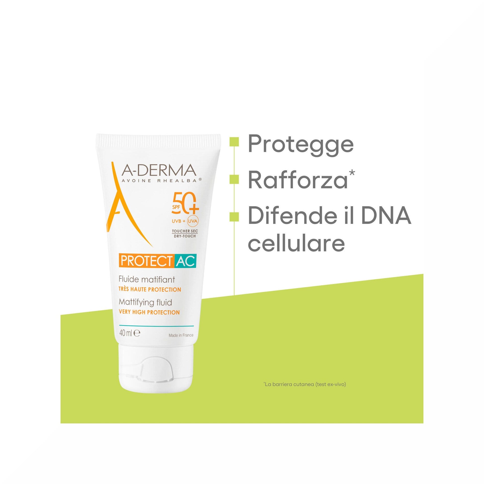 A-Derma Protect AC Fluido Matificante SPF50+ 40ml-6