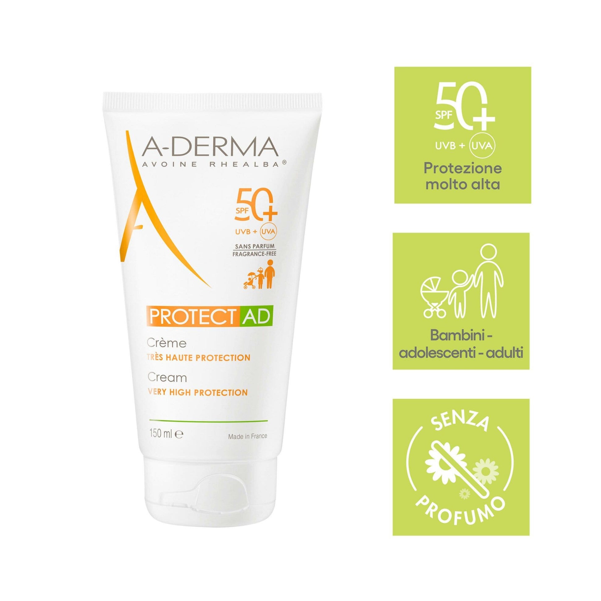 A-Derma Protect AD Crema SPF50+ 150m-5