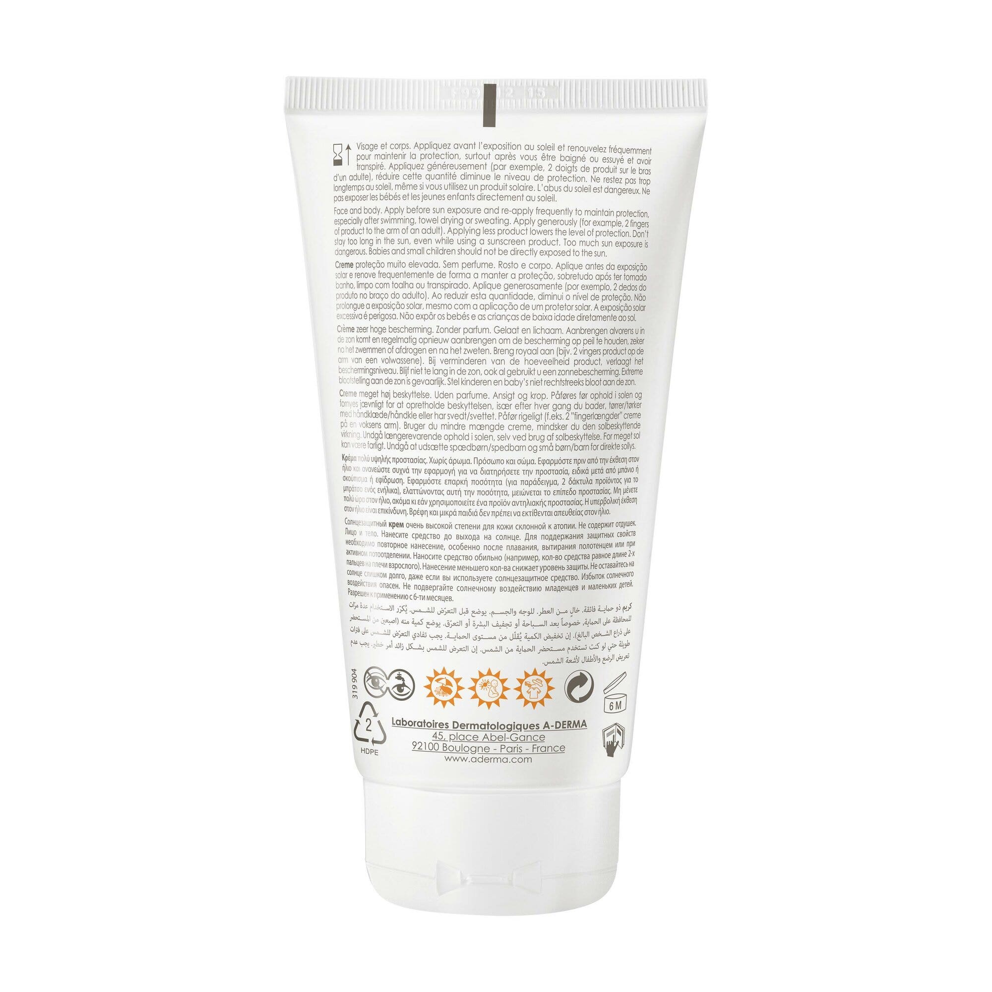 A-Derma Protect AD Crema SPF50+ 150m-4