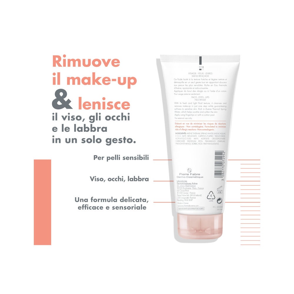 Avene Fluido Limpiador 3 en 1 200ml-6