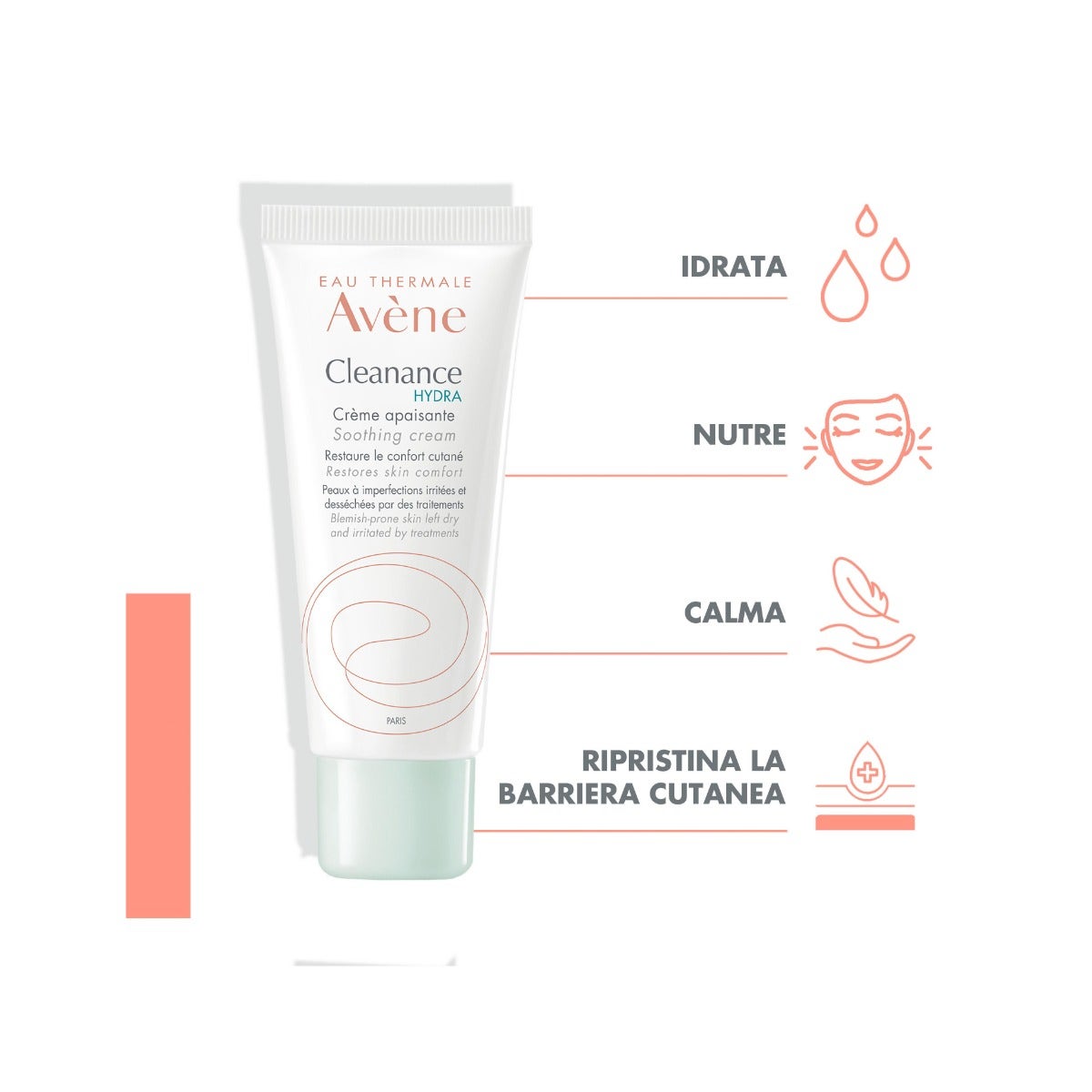 Eau Thermale Avène Cleanance Hydra Crema Pieles Grasas Con Imperfecciones 40ml-6