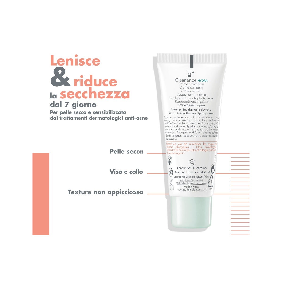 Eau Thermale Avène Cleanance Hydra Crema Pieles Grasas Con Imperfecciones 40ml-7