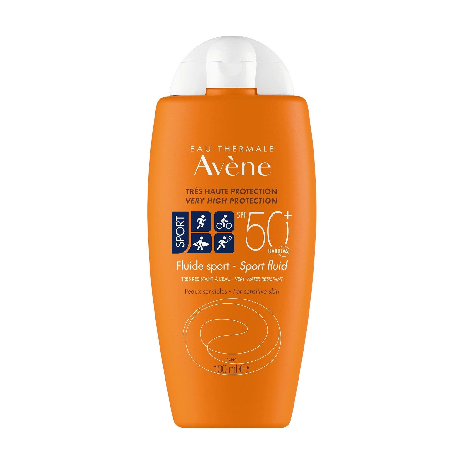 Eau Thermale Avene Fluido Deportivo Muy Alto Protector Solar SPF 50+ 100ml-9