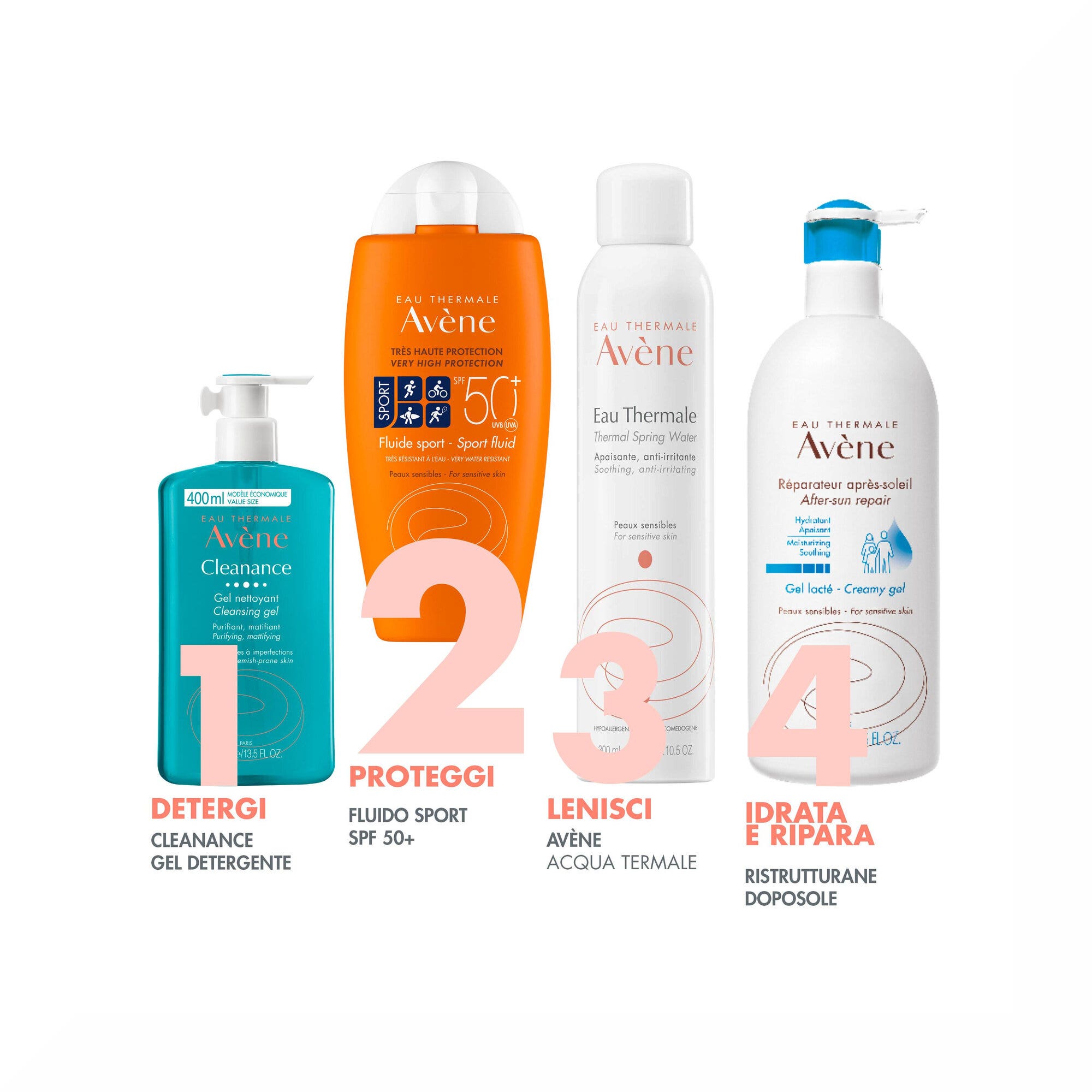 Eau Thermale Avene Fluido Deportivo Muy Alto Protector Solar SPF 50+ 100ml-8