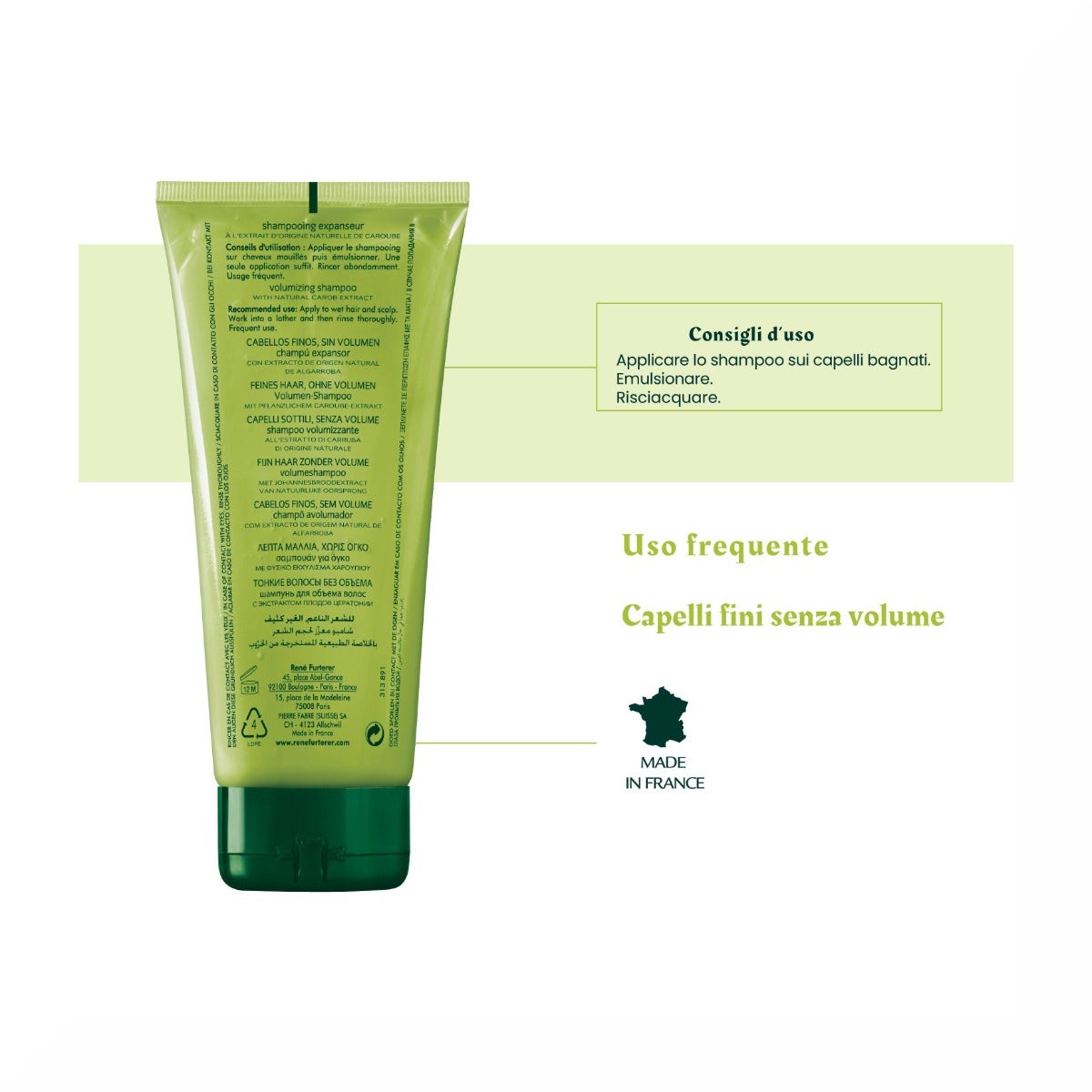 Rene Furterer Volumea Champú Volumizante Cabello Fino Sin Volumen 200ml-6