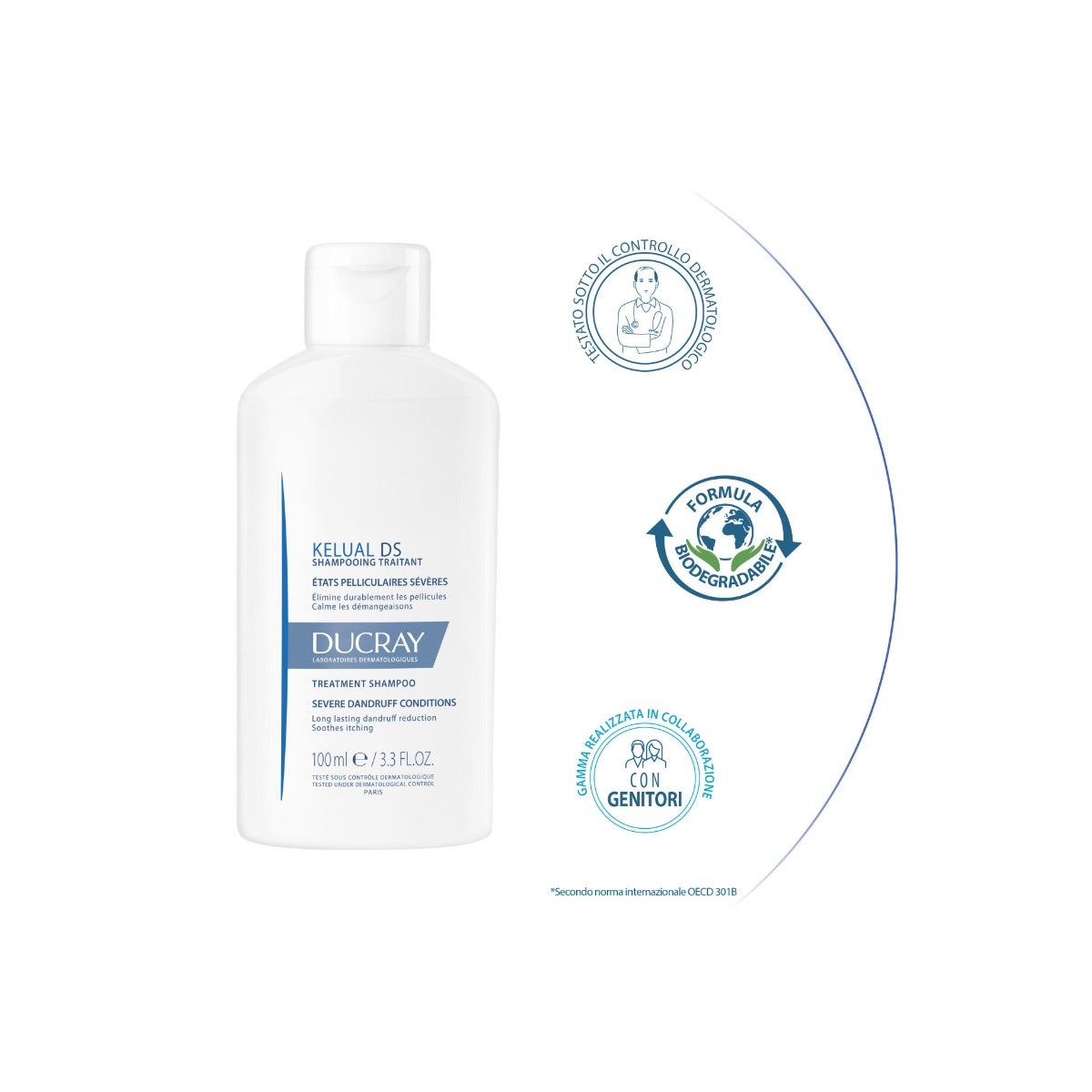 Ducray Kelual DS Champú Anticaspa Severa 100ml-3