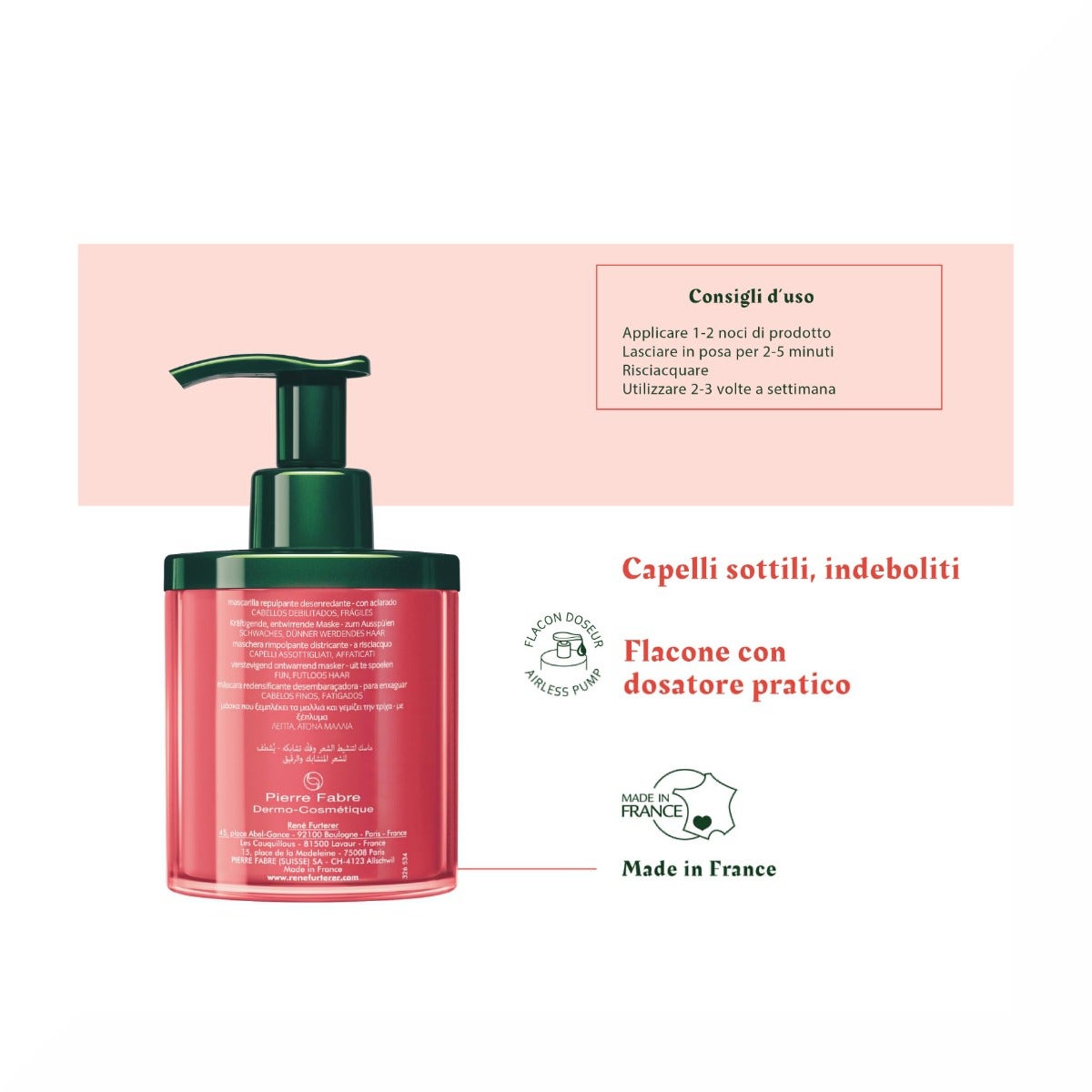 Rene Furterer Tonucia Maschera Districante Rimpolpante Capelli Devitalizzati/Affaticati 200ml