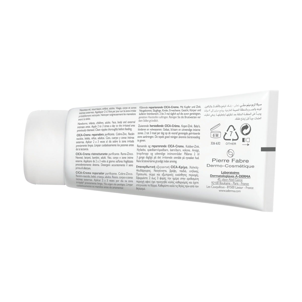 Aderma Dermalibour+ Cica-Crema Ristrutturante Purificante Pelli Irritabili 100ml