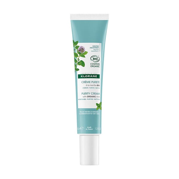 Klorane Crema Purificante Facial de Menta Acuática Ecológica 40 ml