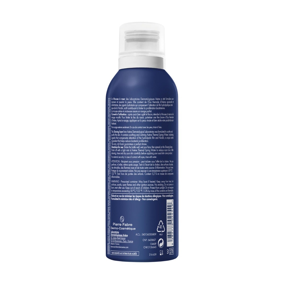 Avene Men Espuma de afeitar para hombre 200 ml - Afeitado suave