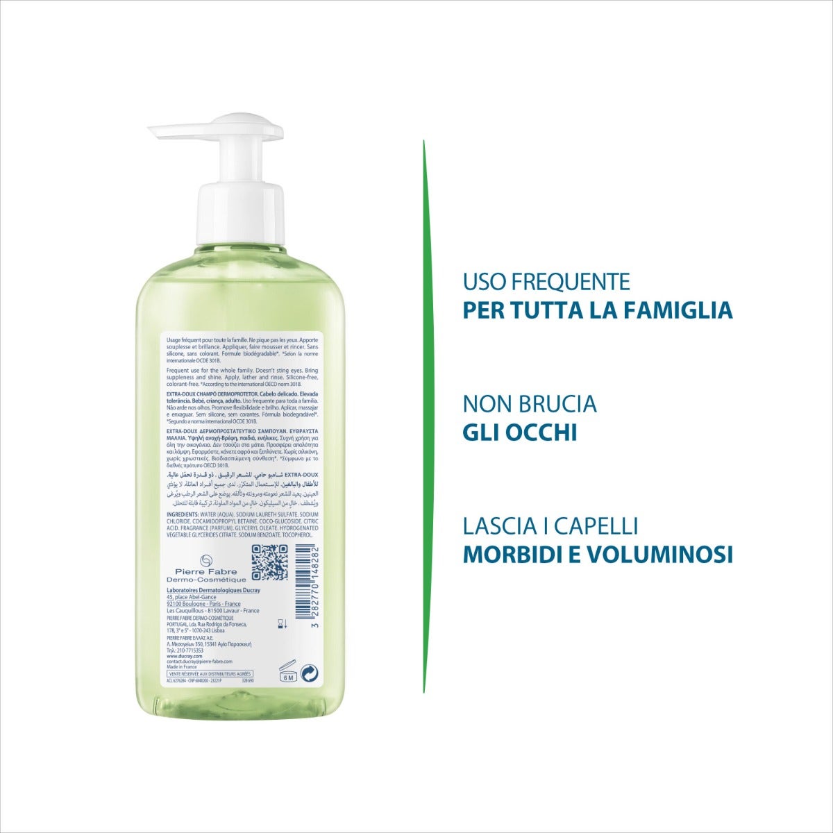 Ducray Champú Dermoprotector Extra Delicado 400ml-5