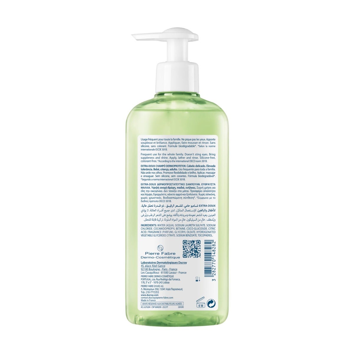 Ducray Champú Dermoprotector Extra Delicado 400ml-4
