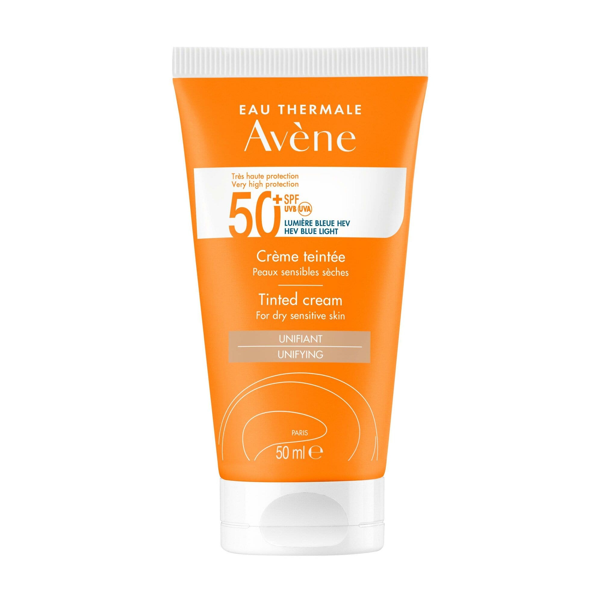 Avène Crema con color SPF 50+ Protector solar facial 50 ml