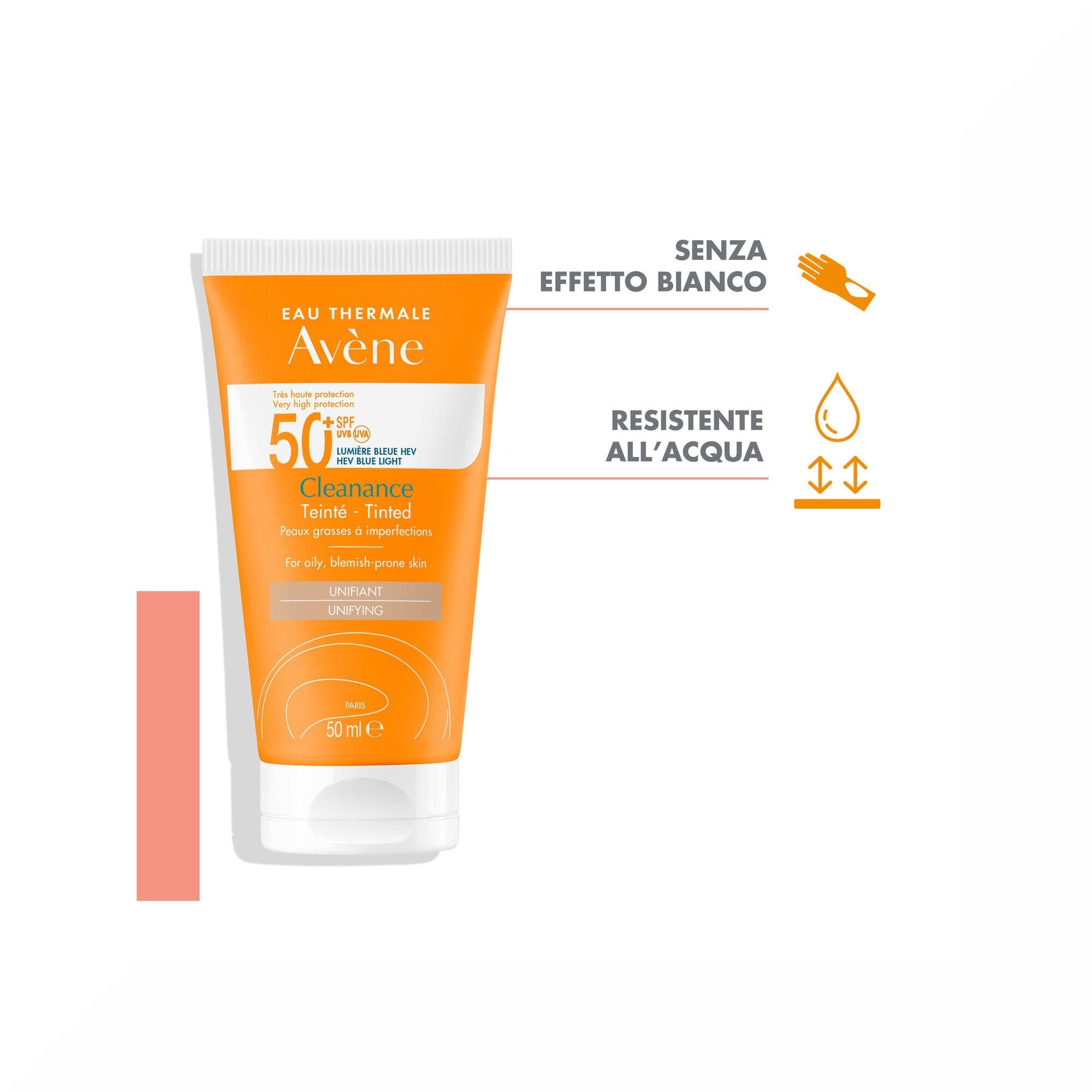 Avène Cleanance Colorado SPF 50+ Protector solar facial 50 ml