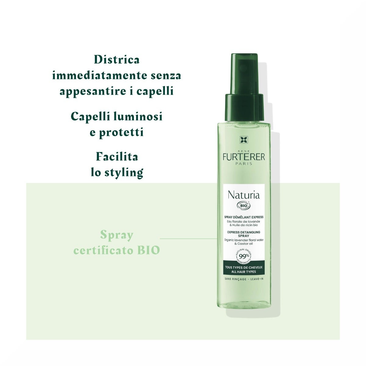 Rene Furterer Naturia Spray Capelli Districante 150ml