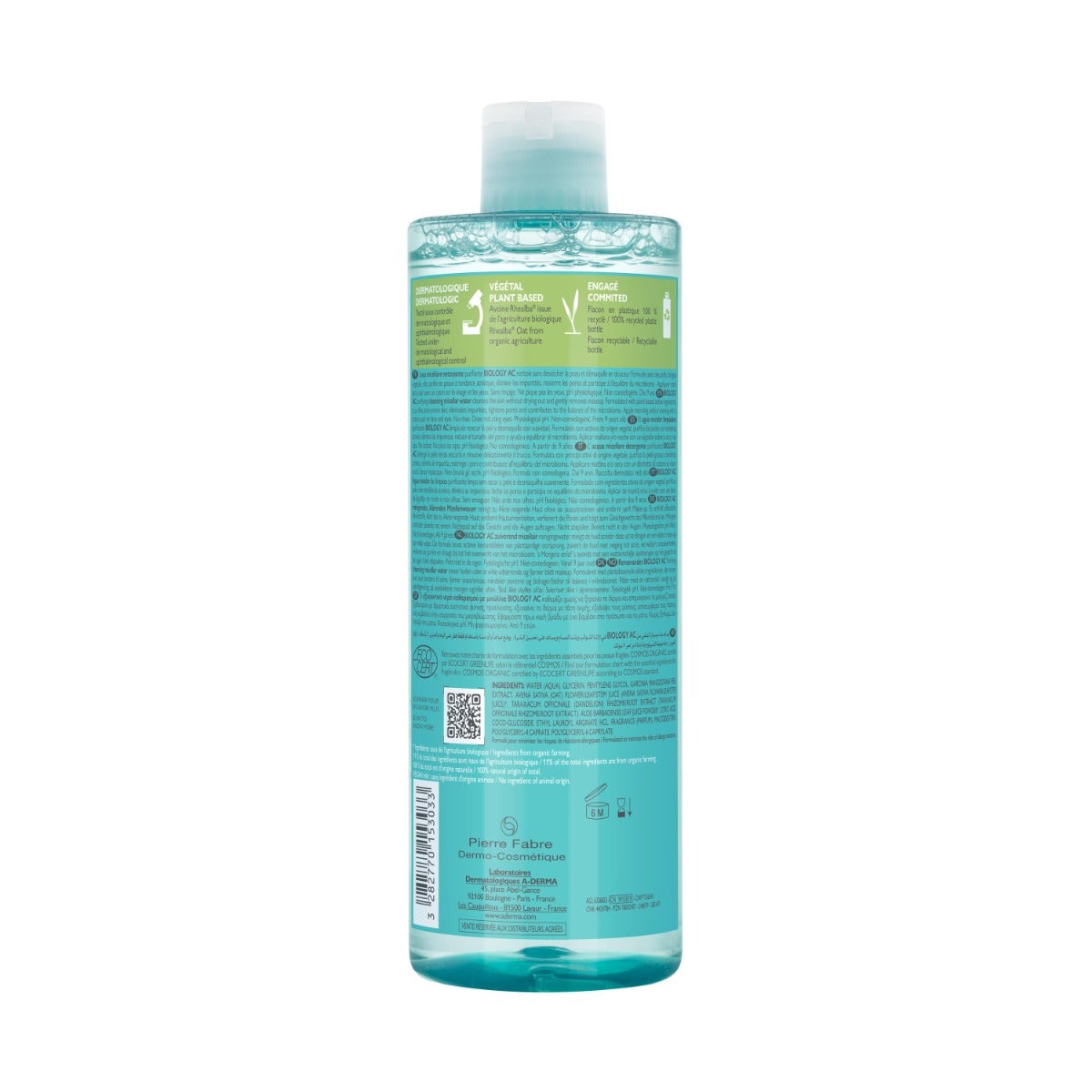 A-Derma Biology Ac Acqua Micellare Detergente Purificante Anti-imperfezioni 400ml