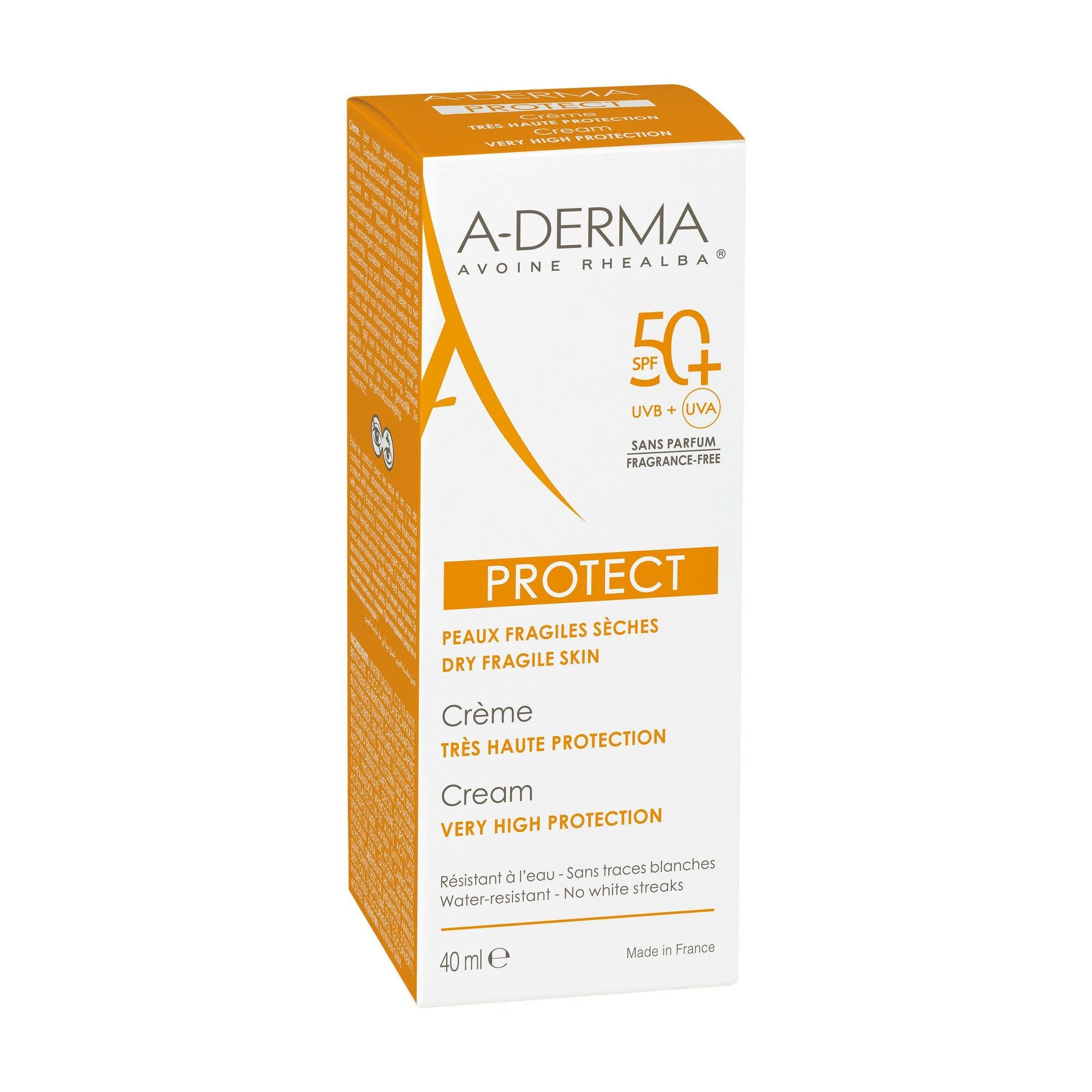A-Derma Protect Crema Sin Perfume SPF 50+ 40ml-3