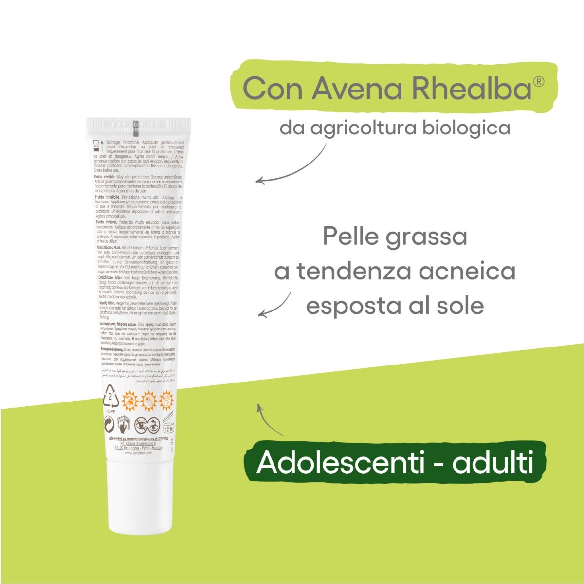 A-Derma Protect Fluido Invisible Spf50+ 40ml-6