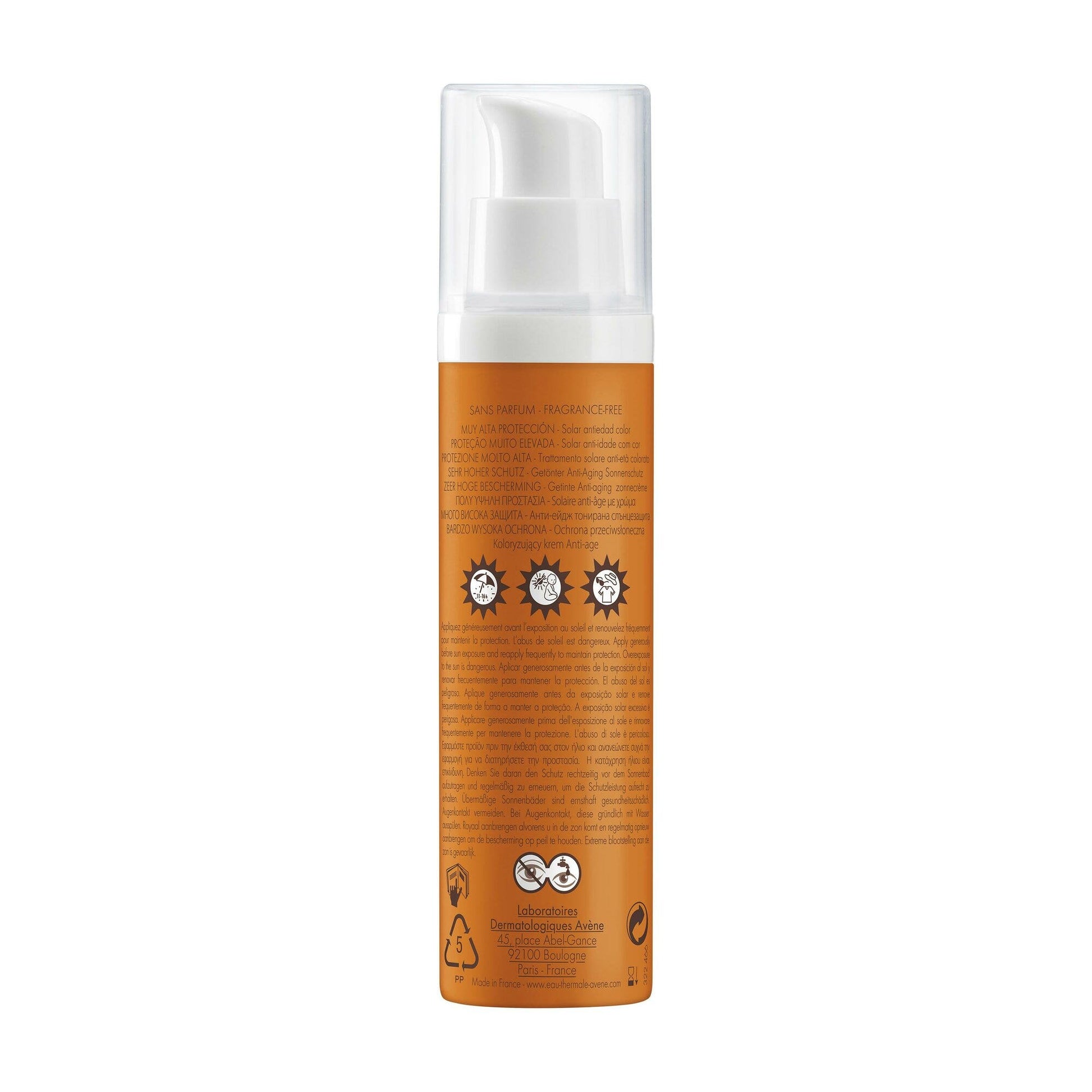 Eau Thermale Avene Tratamiento Anti-Edad Rostro Con Color SPF50+ 50ml-4