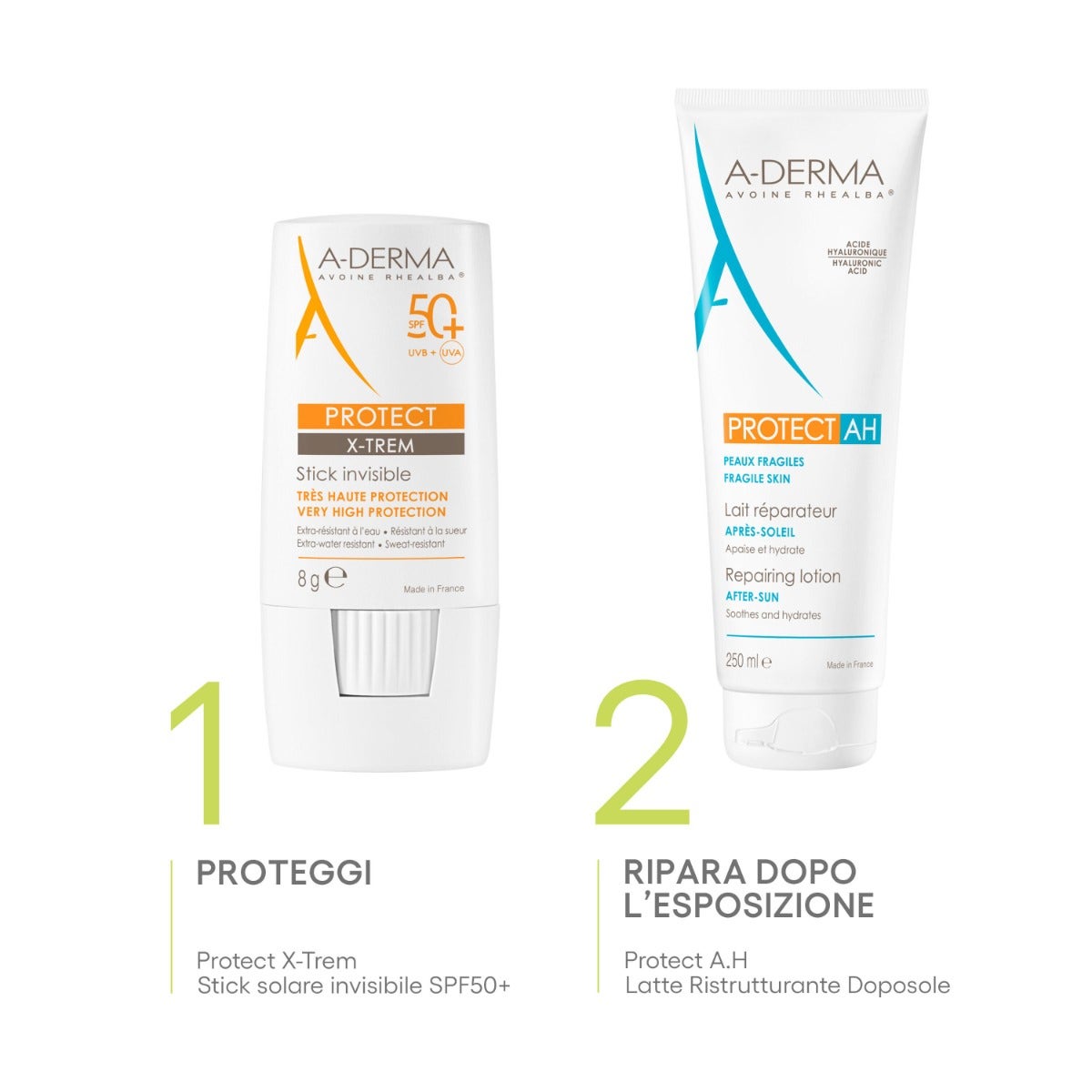 A-Derma Protect X-Trem Stick SPF50 + 8g-3