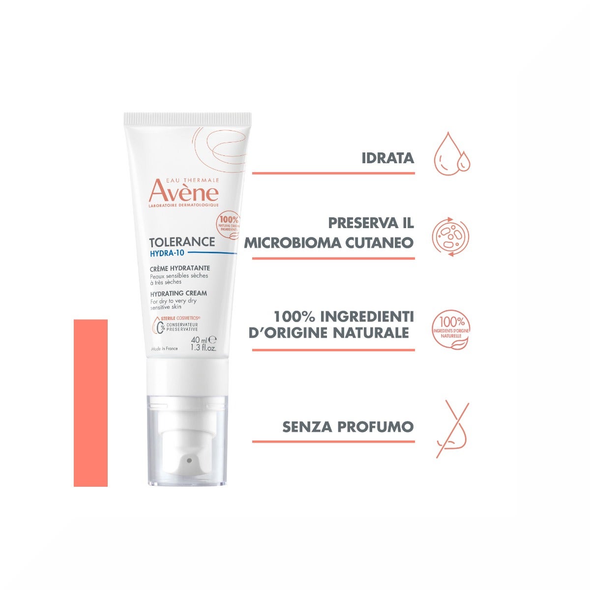 Avene Tolerancia Hydra-10 Crema Hidratante 40ml-6