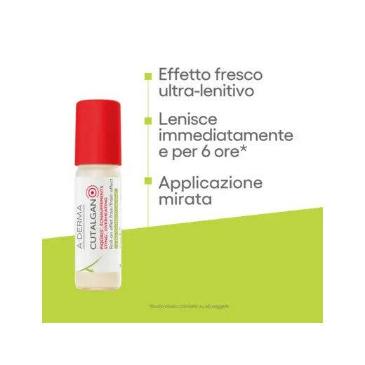 A-derma Cutalgan Roll-on Efecto Fresco Ultra-calmante 10 ml
