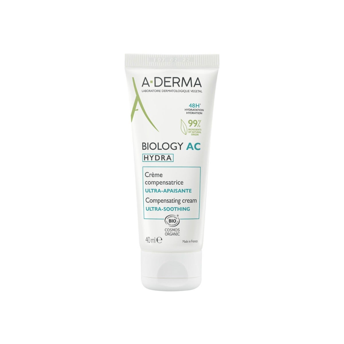 A-Derma Biology Ac Hydra Crema Compensatrice Ultra-lenitiva Anti-imperfezioni 40ml