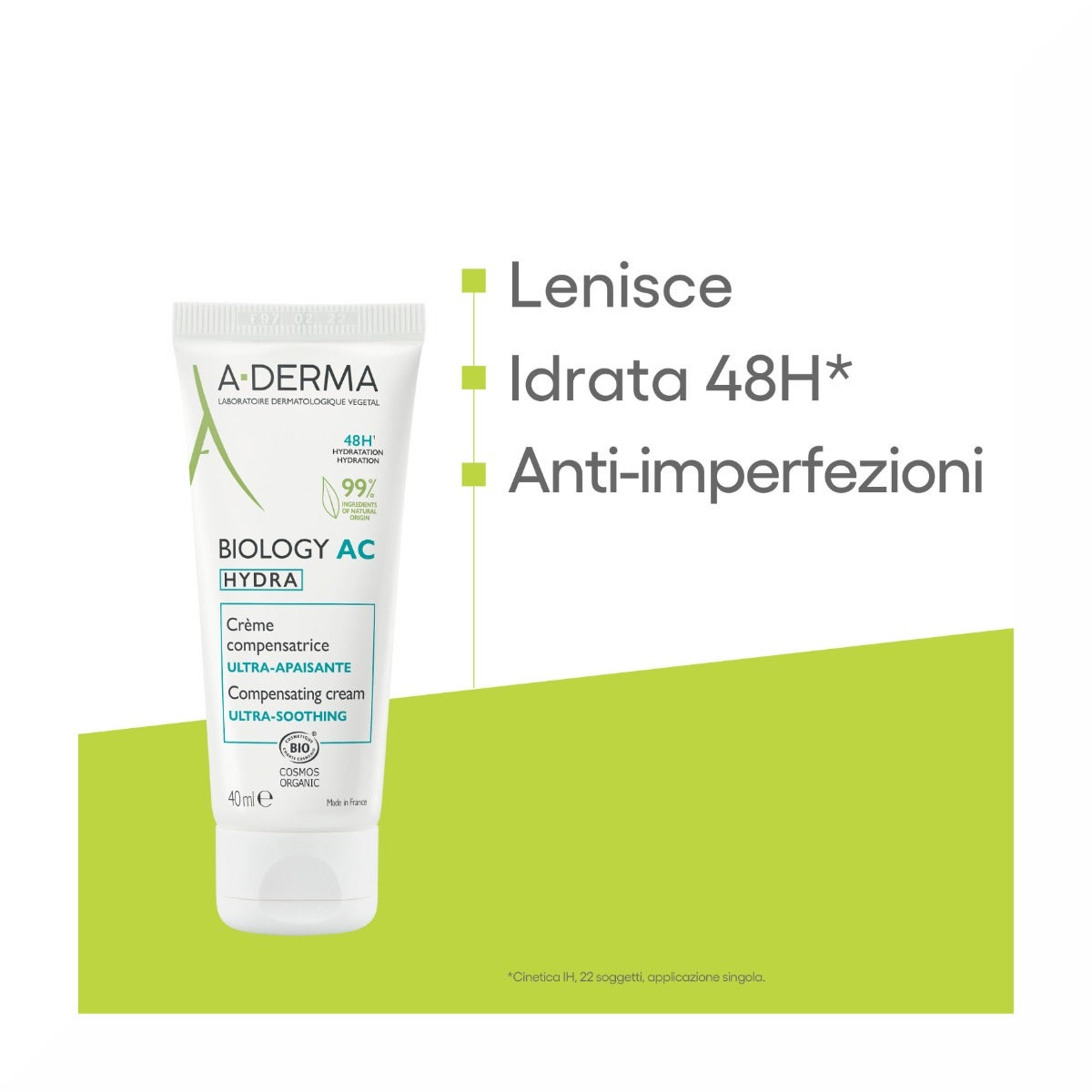 A-Derma Biology Ac Hydra Crema Compensadora Ultra-calmante Anti-imperfecciones 40 ml