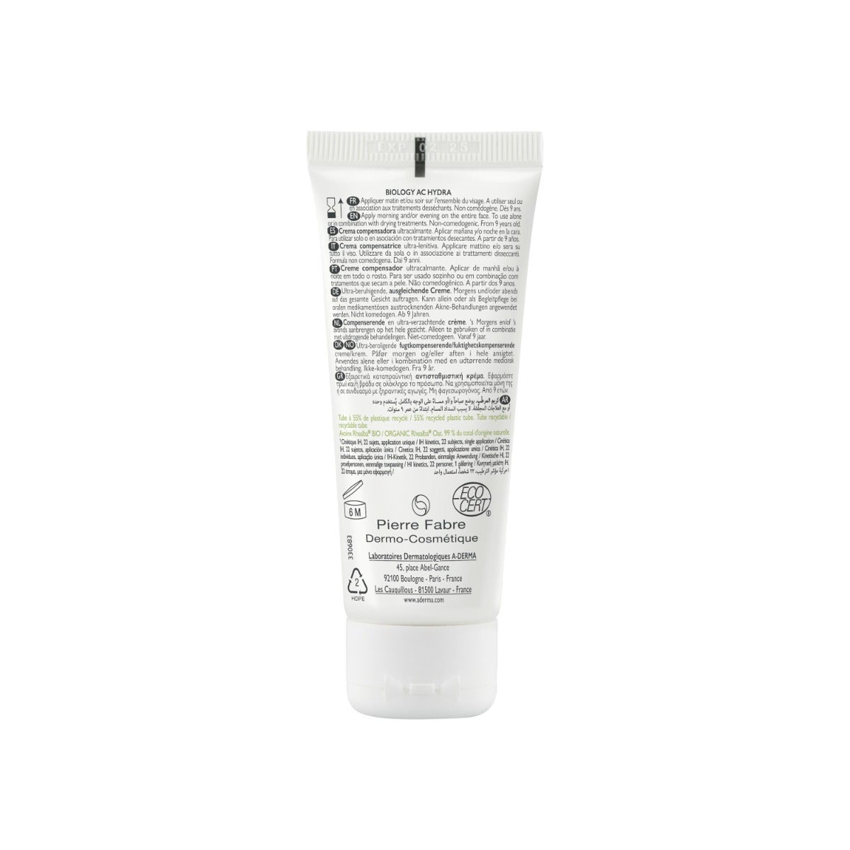 A-Derma Biology Ac Hydra Crema Compensadora Ultra-calmante Anti-imperfecciones 40 ml