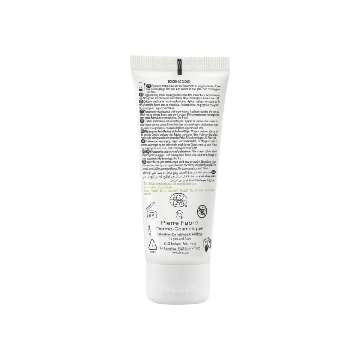 A-Derma Biology Ac Trattamento Opacizzante Anti-imperfezioni 40ml