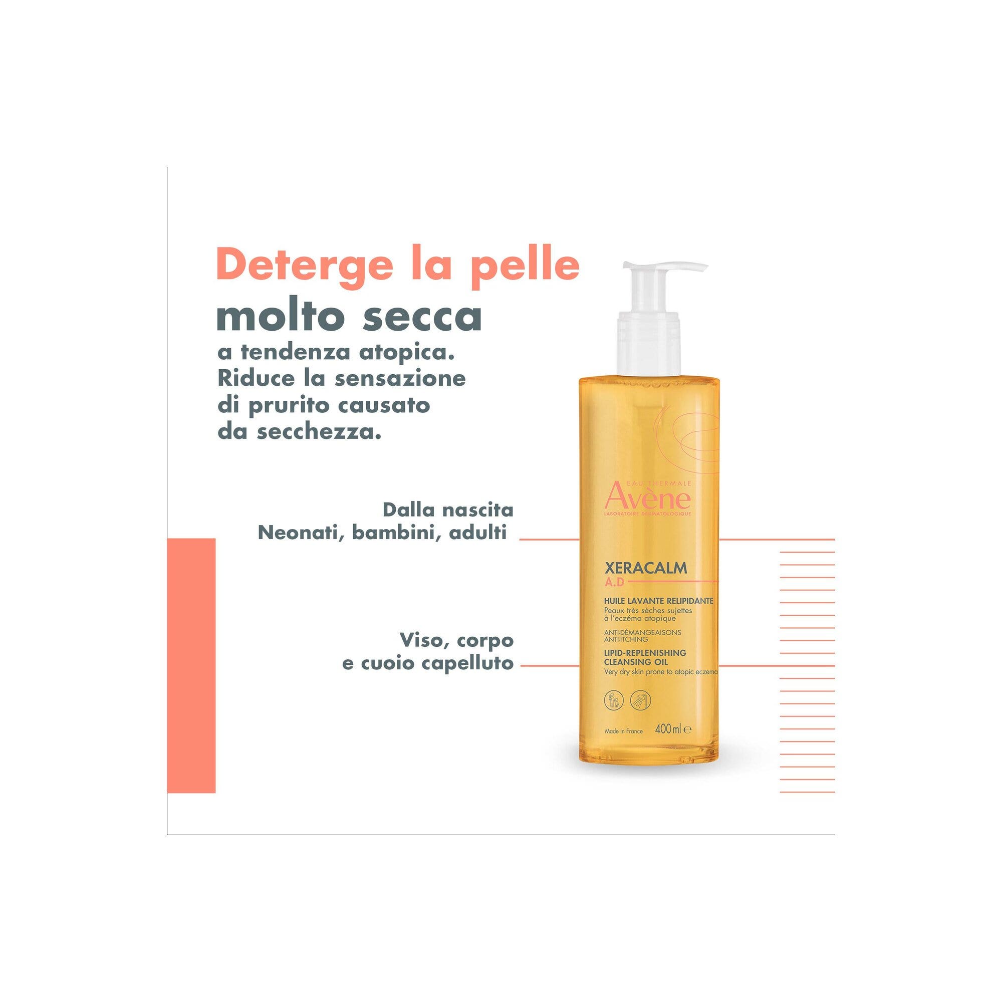 Eau Thermale Avène Xeracalm AD Aceite Limpiador Liporretentor 400 ml