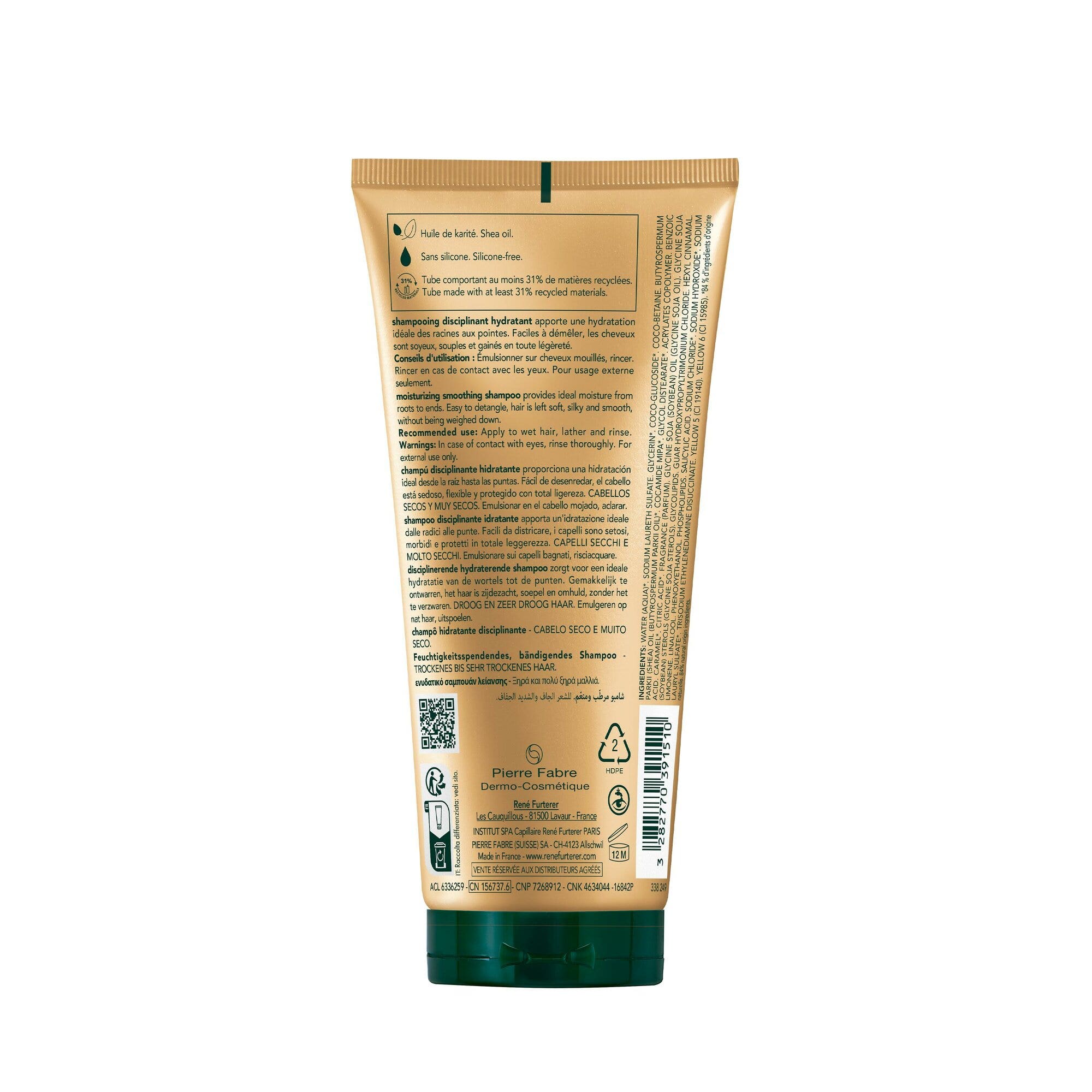 Rene Furterer Shampoo Disciplinante E Idratante Sublime Karité 200ml