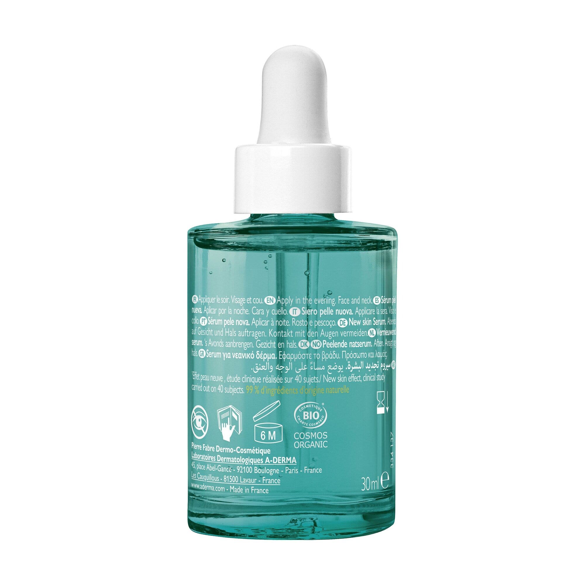 A-Derma Biology Ac Night-Peel: suero antiimperfecciones y anti-marcas residuales, 30 ml
