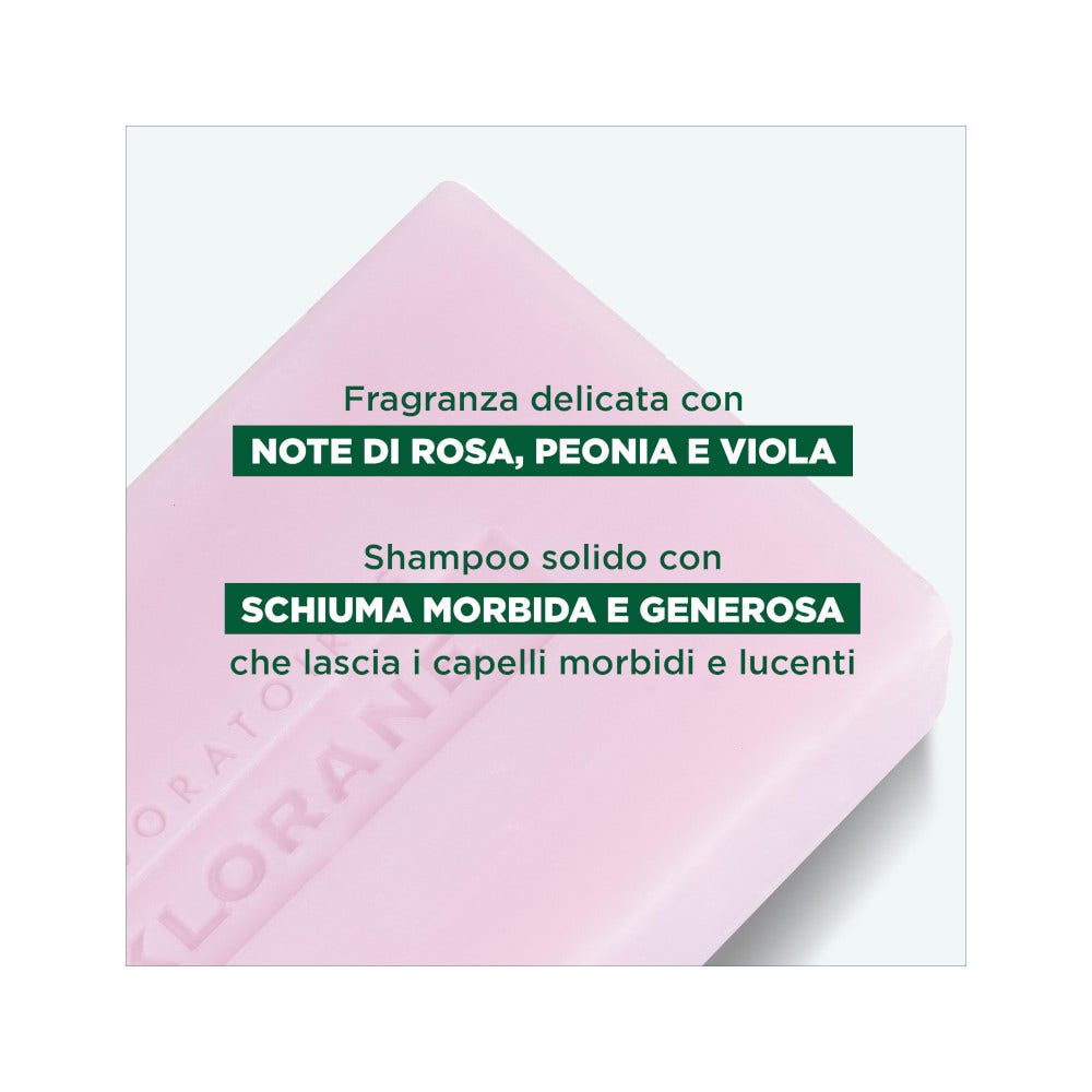 Klorane Shampoo Solido Lenitivo Peonia Bio 80g