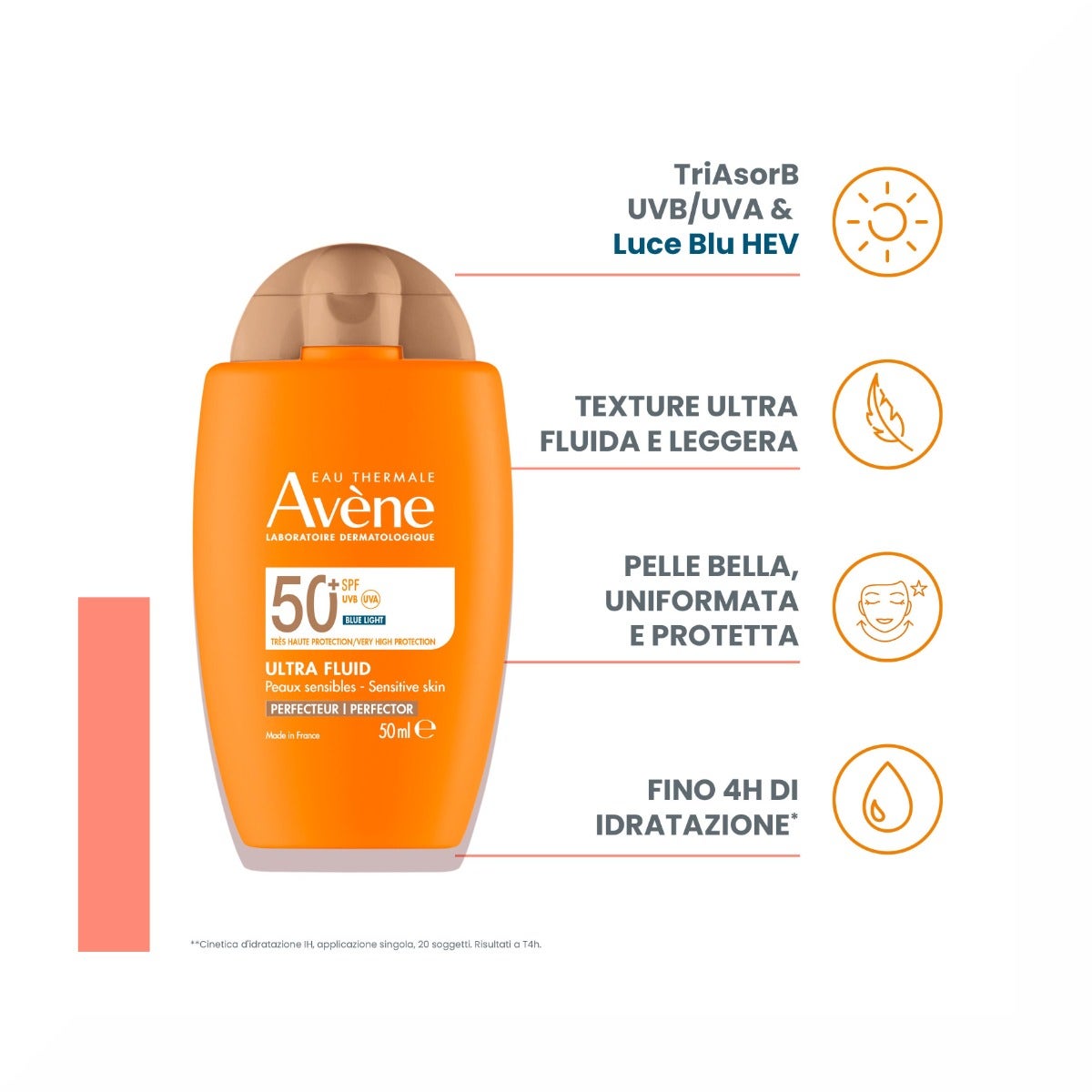 Eau Thermale Avène Ultra-Fluid Perfeccionador Protección Muy Alta 50 ml SPF50+