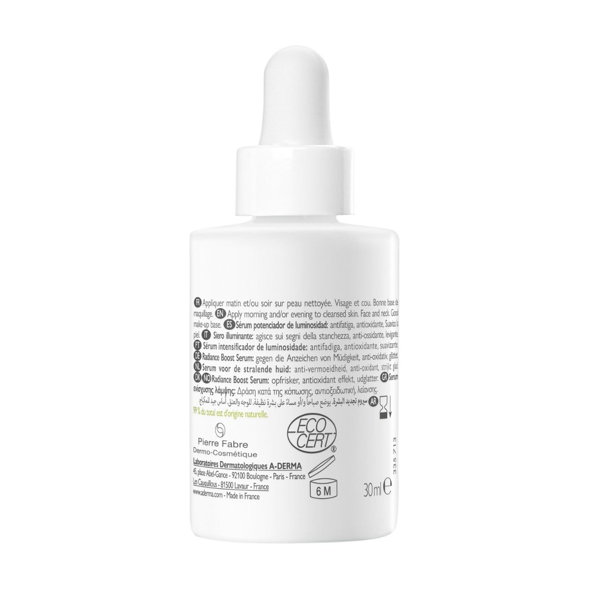A-Derma Biology Energy C Sérum Iluminador 30 ml
