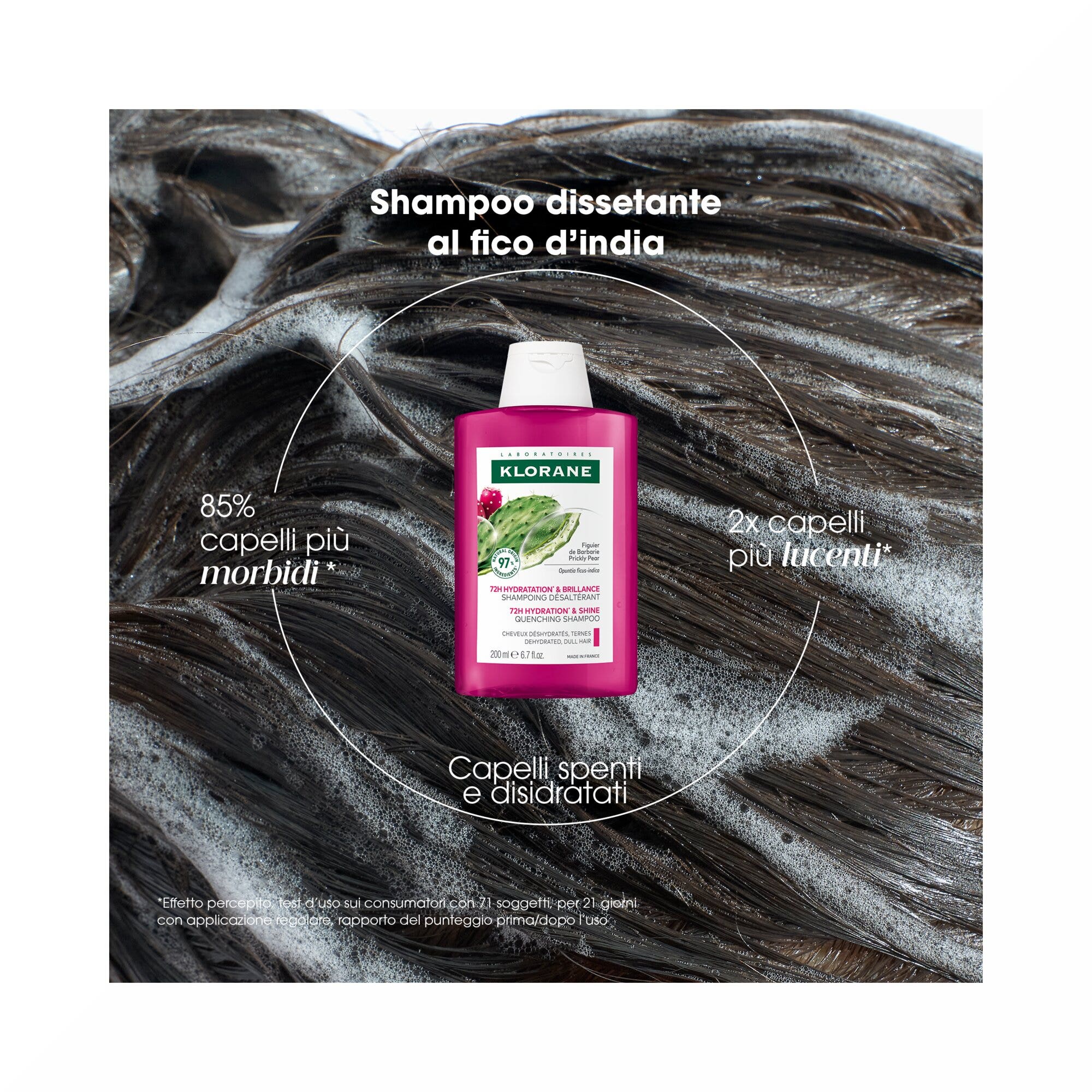 Klorane Shampoo Idratante Illuminante Fico d’India 200ml