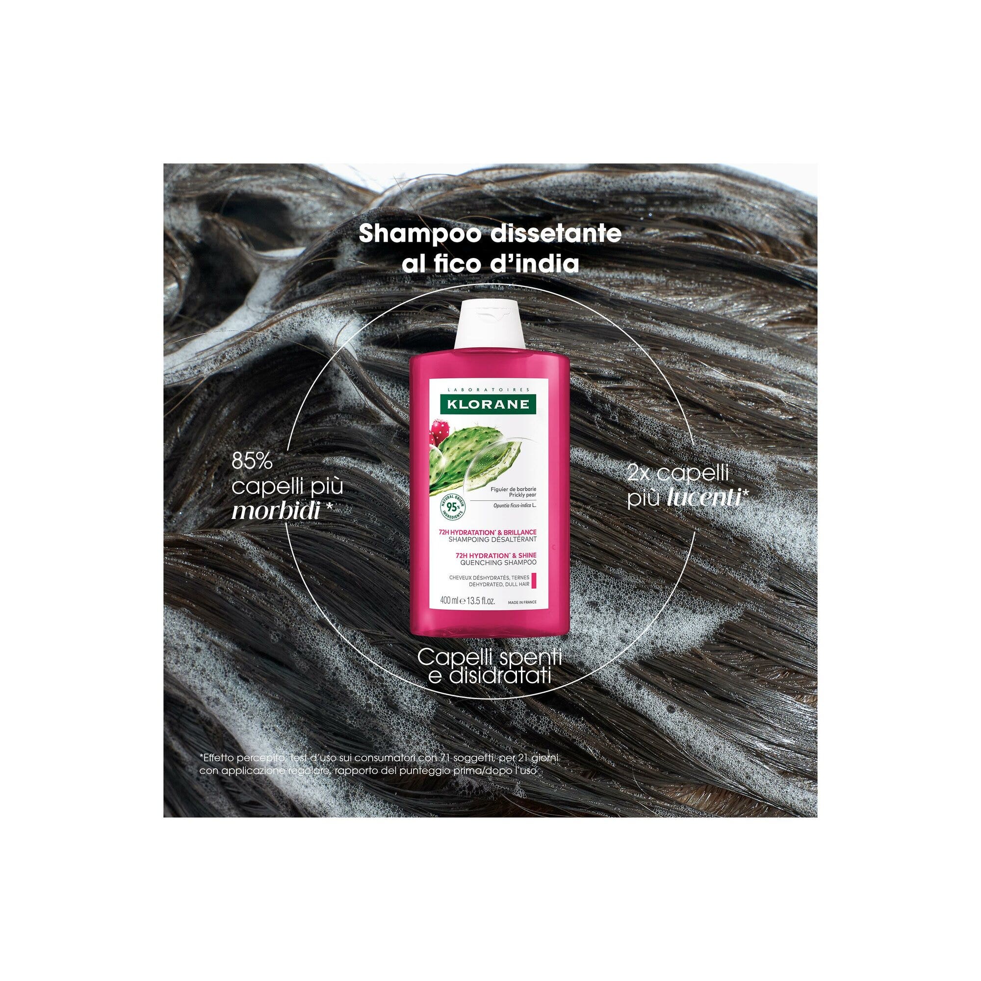 Klorane Shampoo Idratante Illuminante Fico d’India 400ml