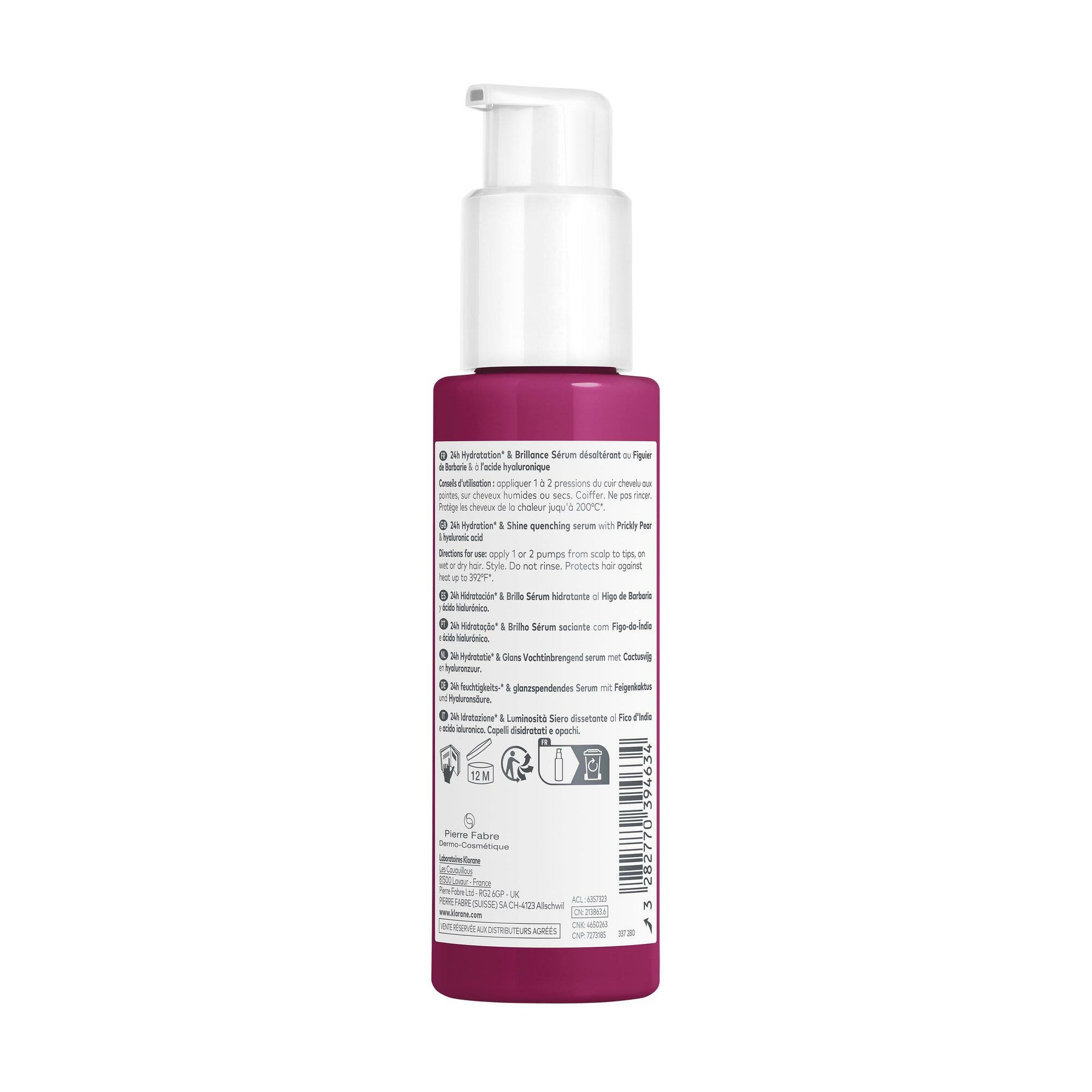 Klorane Siero Capelli Dissetante al Fico d’India e Acido Ialuronico 100ml