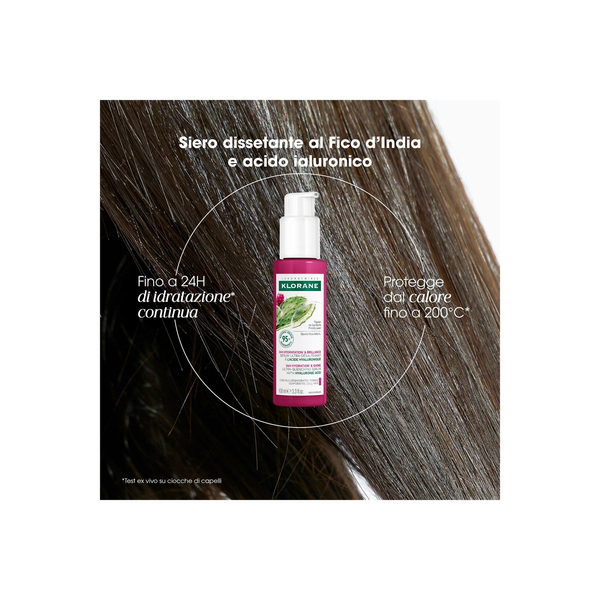 Klorane Siero Capelli Dissetante al Fico d’India e Acido Ialuronico 100ml