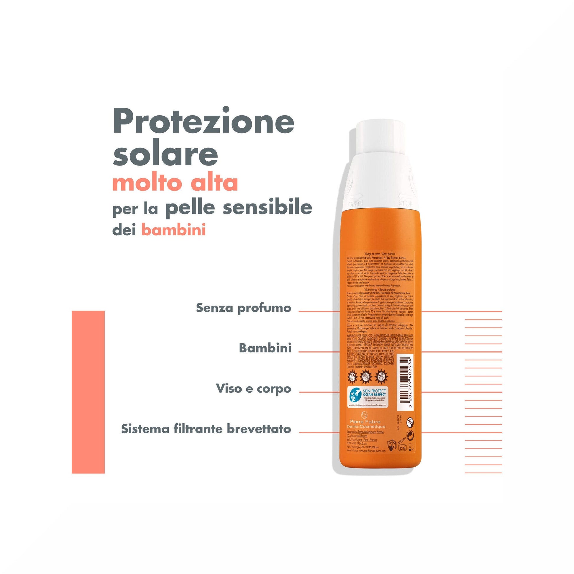 Eau Thermale Avene Sun Protection Spray Niño SPF30 200ml-8