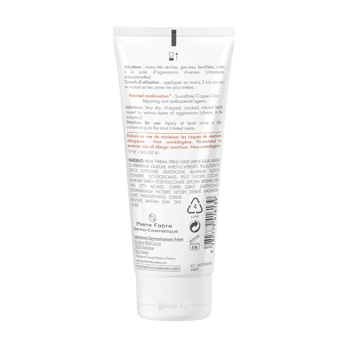 Eau Thermale Avène Cicalfate Crema Mani Ristrutturante Barriera 100ml-6
