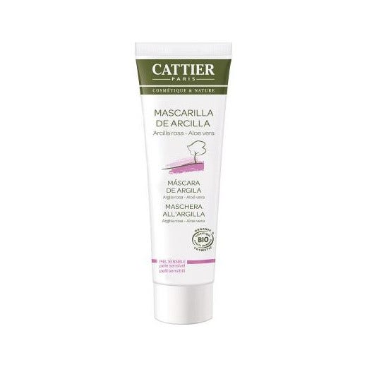 Cattier Mascarilla Bio Arcilla Rosa y Aloe Vera Pieles Sensibles 100ml-1