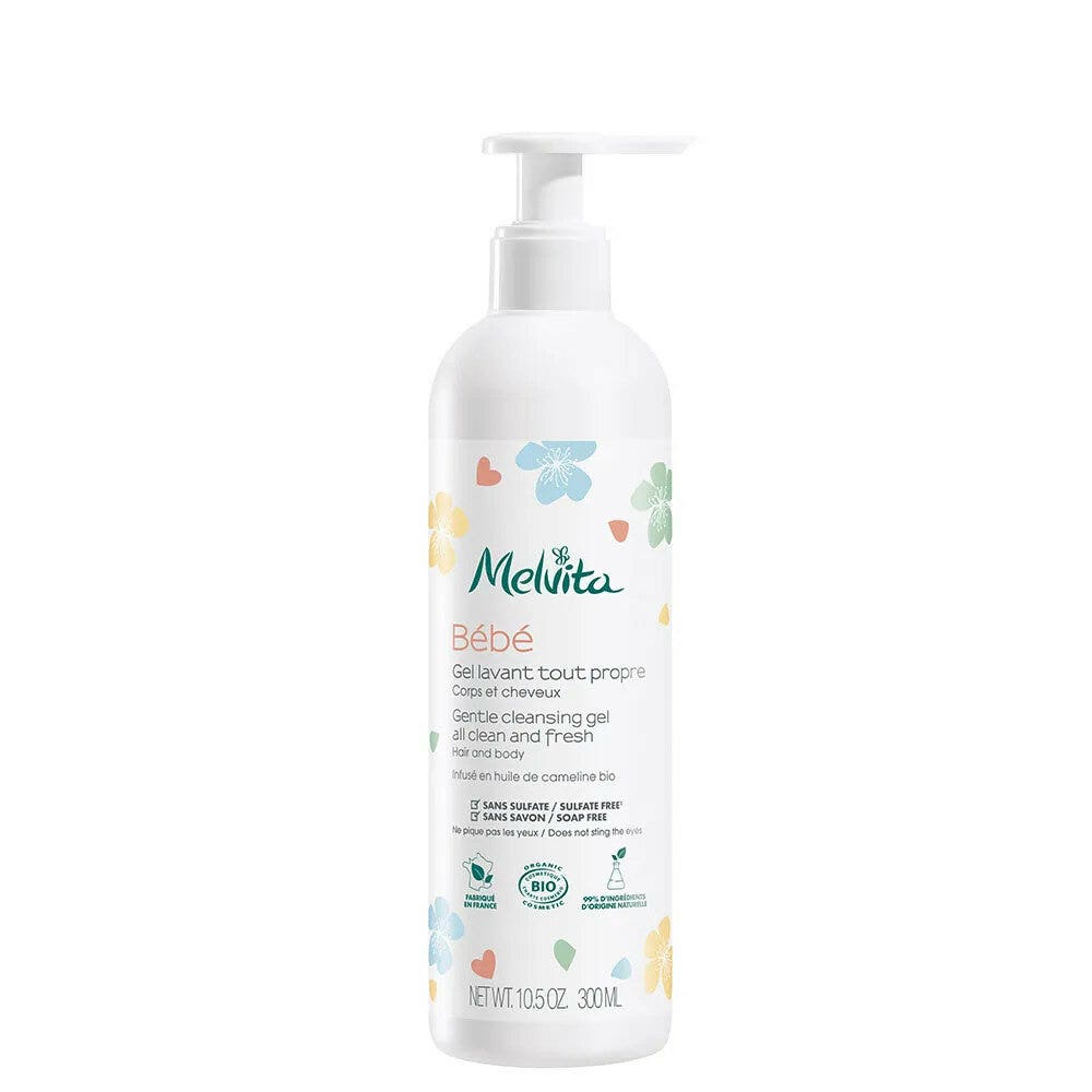 Melvita Gel Detergente Delicato Corpo Capelli 300ml