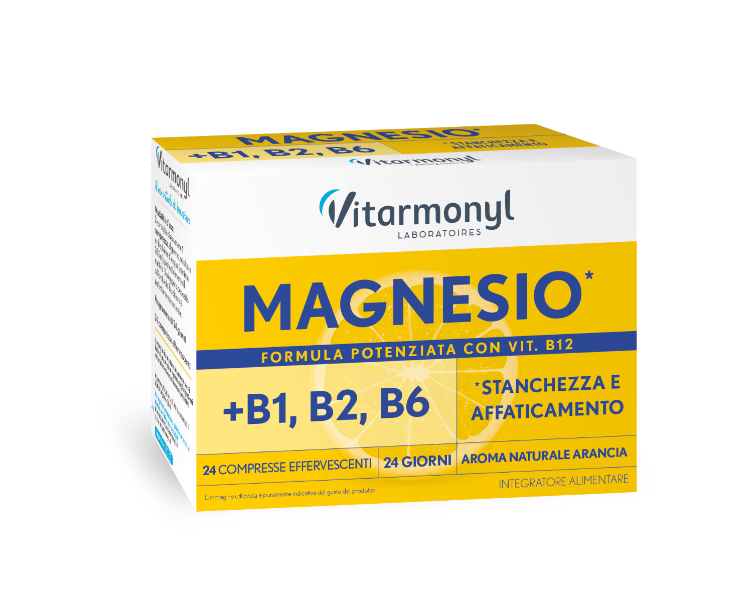 Vitarmonyl Magnesio + B1,B2,B6 24 Comprimidos Efervescentes-2
