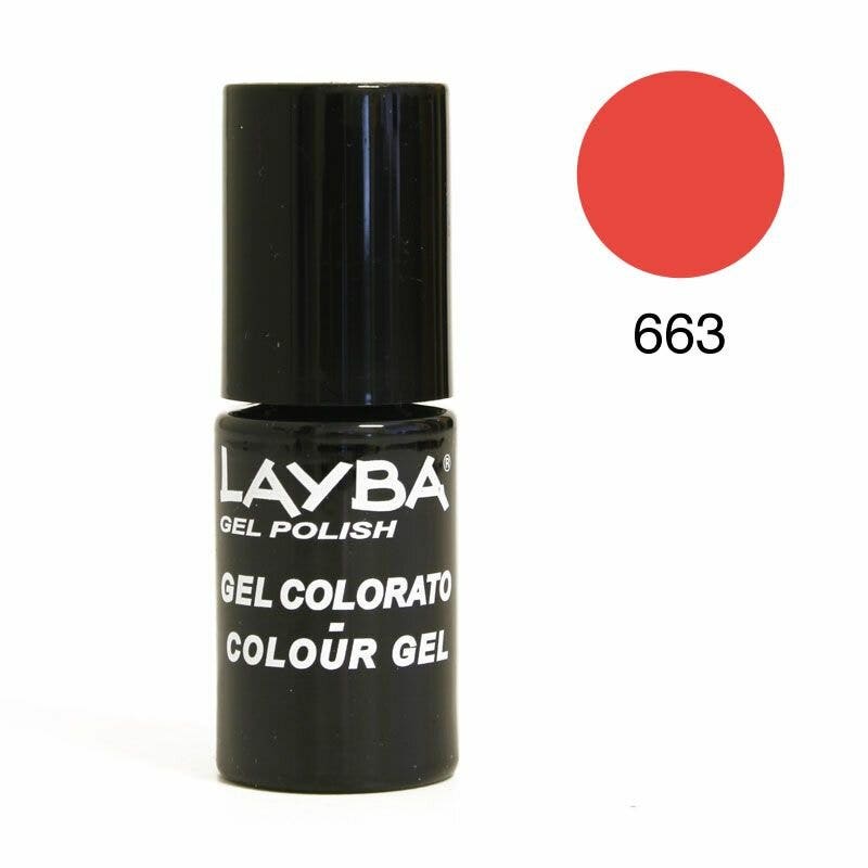 Layla Esmalte Gel Semipermanente N.663 Rojo Presión-2