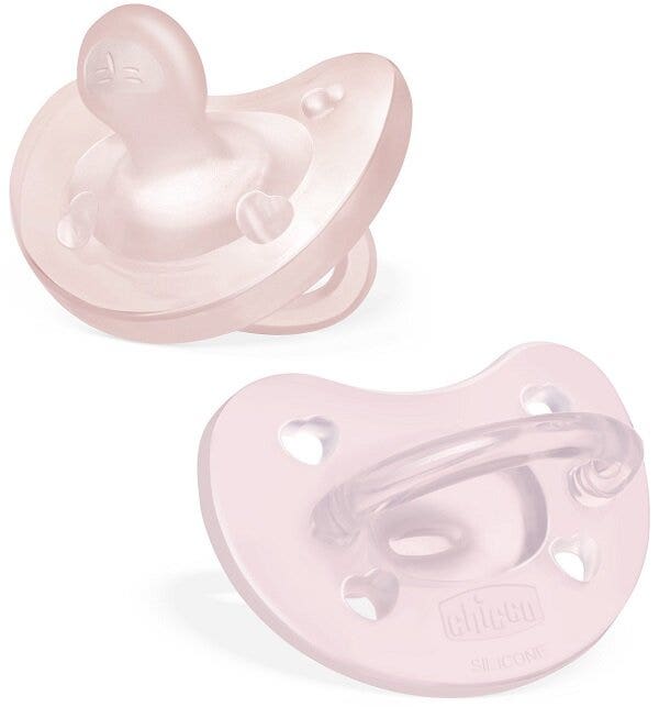Chicco PhysioForma Soft 2-6 meses chupete para niña, 2 unidades