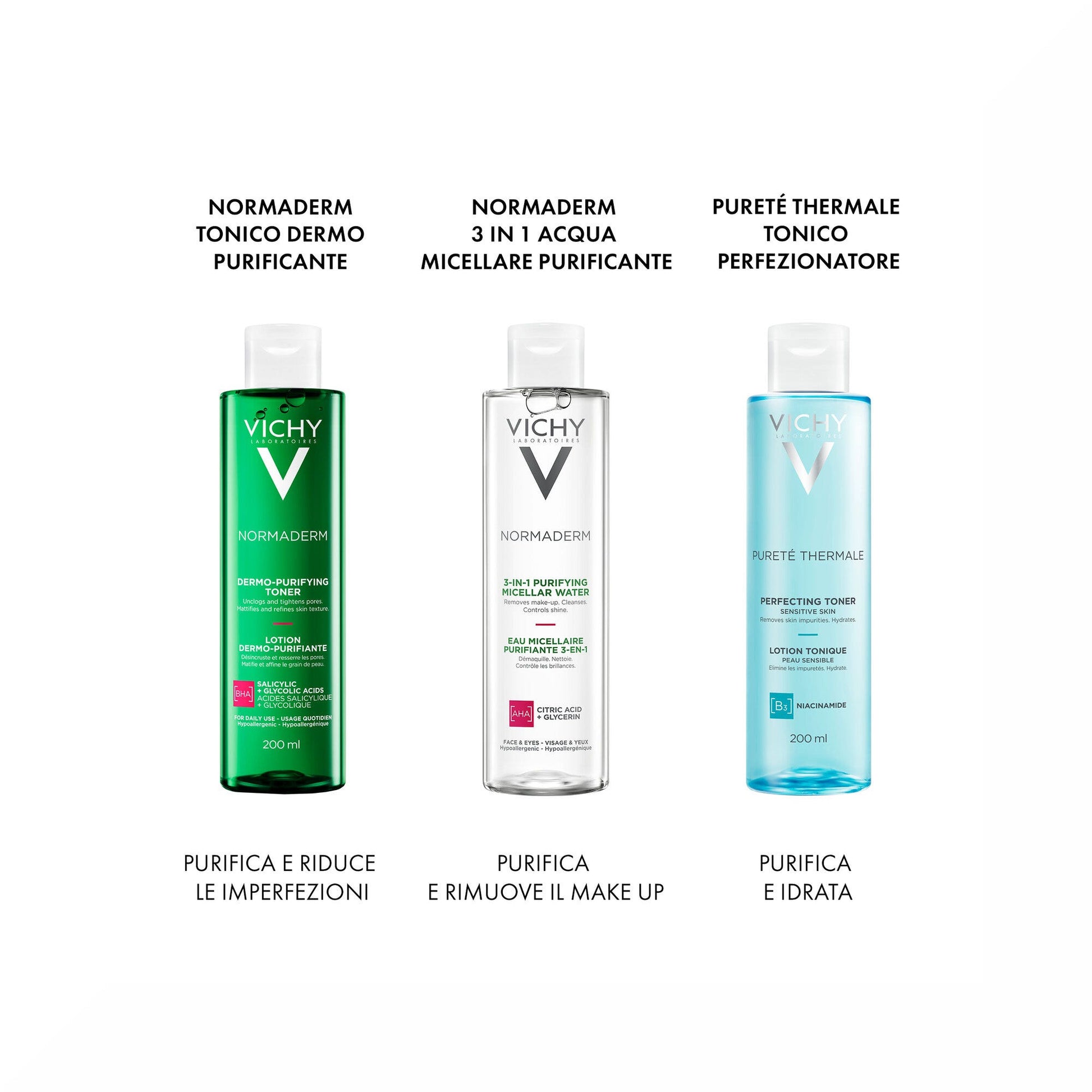 Vichy Normaderm Tonico Astringente Purificante 200ml-13