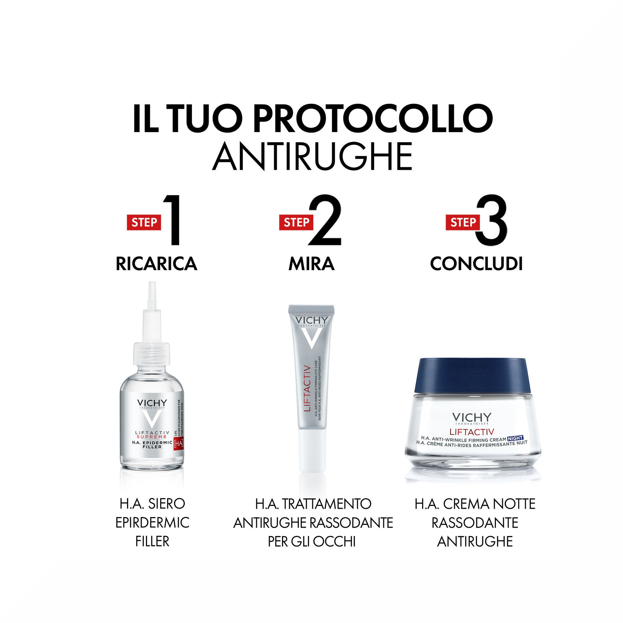 Vichy Liftactiv Supreme Notte Crema Viso Rigenerante E Lenitiva 50ml-17