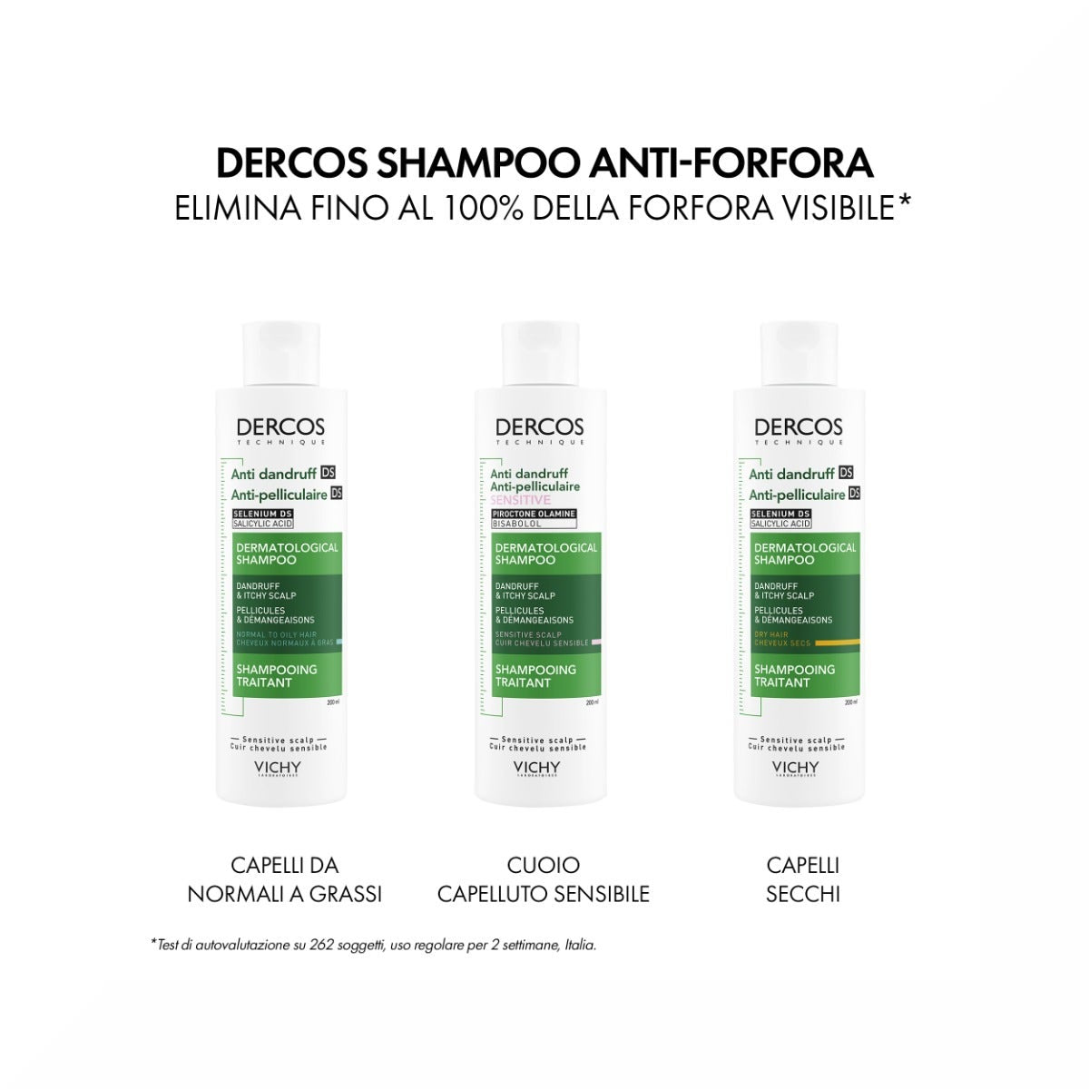 Vichy Dercos Champú Anticaspa Cabello Sensible 200ml-16